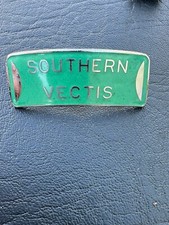 Southern Vectis Isle of Wight IOW Bus Driver Hat Cap Jacket Uniform Enamel Badge