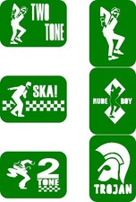 24 x two tone ska  Body Art