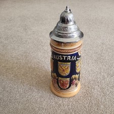 Large Austria King Beer Stein