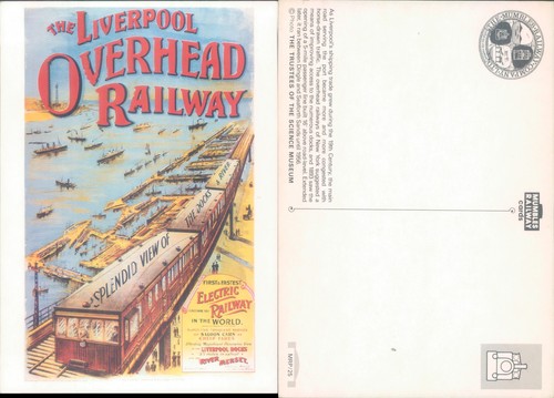 Liverpool overhead railway - liverpool,