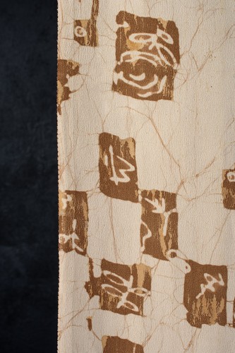 Silk kimono fabric panel - silk,