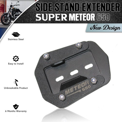 Side stand extender black - stand,