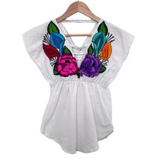 Vintage Embroidered Blouse Top