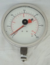Pressure Gauge, 5 ½ inch Dial, 0-300 PSI