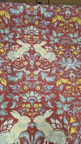 Tresco claret fabric 2m - fabric, x