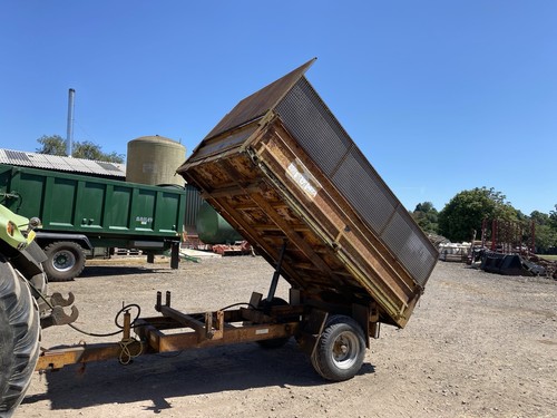 Tonne way tipping trailer - 4,