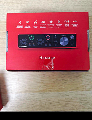 Focusrite scarlett 2i2 - scarlett, usb