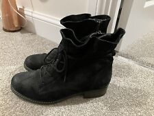 Ladies Gabor Swede Boots Size 41/2
