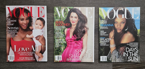 Lot vogue magazines from - lot,