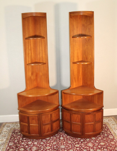 Mid century modern teak - modern, corner