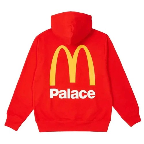 Palace mcdonalds logo hoodie - palace,