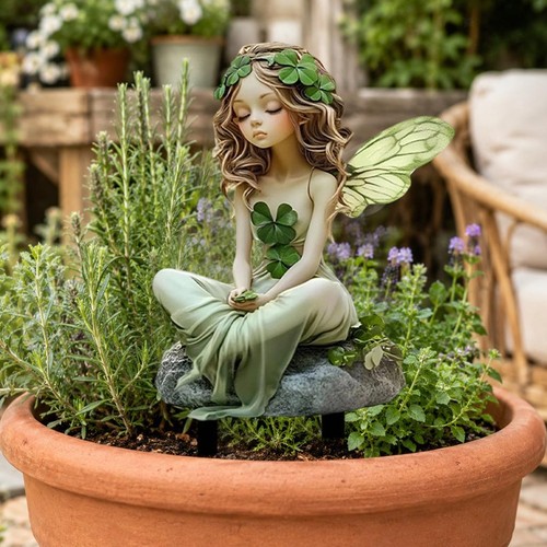 Butterfly fairy garden stake - fairy,