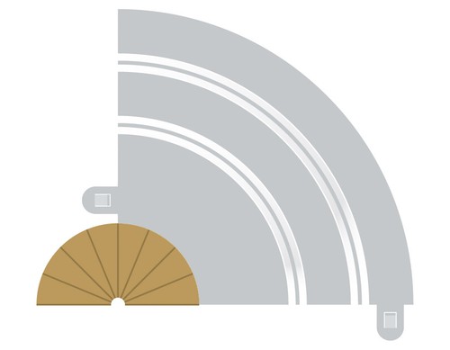 Scalextric c8279 radius - c8279, 1