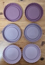 Set Of 6 Reusable Silicone Pie Tart Quiche Cake Chocolate Baking Mould W 12xH2Cm