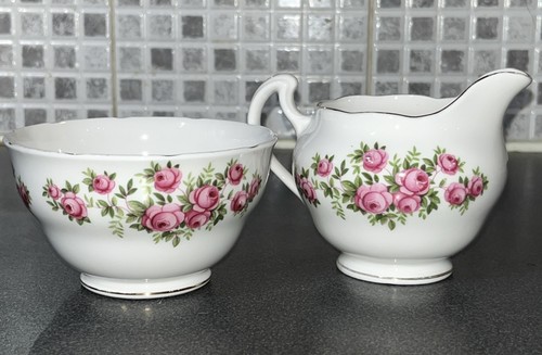 Royal vale pink roses - milk, jug