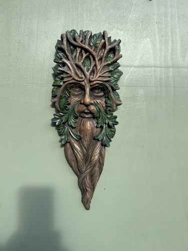 Green man wall plaque - , 36cm