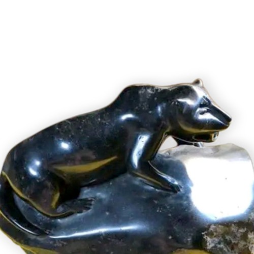Vintage japanese tiger stone - japanese,