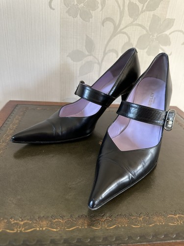 Audley black shoes pointed toe - audley,