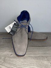 M&S Autograph By Jefferey west Grey Soft Suede Leather Boots Size 11