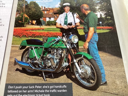 Velocette thruxton metisse - velocette,