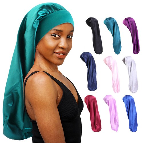 Silk satin bonnet night - bonnet, sleep