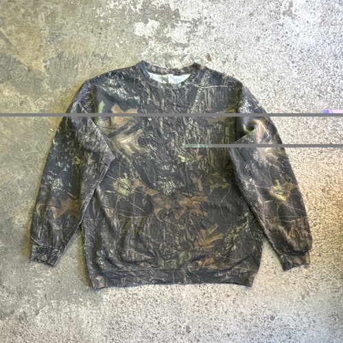 Real tree camouflage crewneck - real,