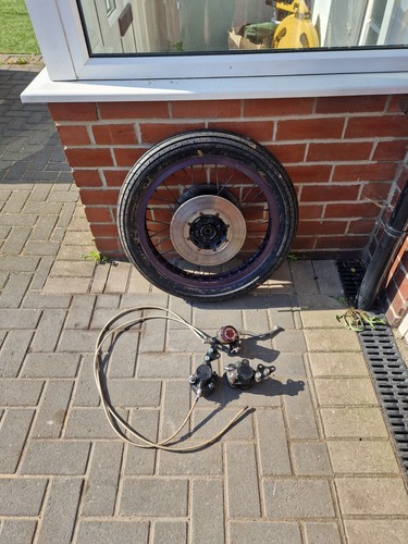 Yamaha xs650 front wheel - xs650, with