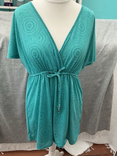 Primark turquoise neck - v, tie