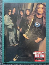 Skid Row A4 Kerrang Poster  Slave To The Grind Subhuman Race