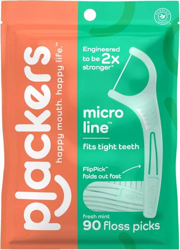 Plackers micro mint dental - micro,