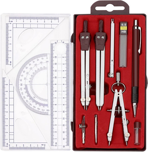 Compass geometry tool 13pcs - geometry,