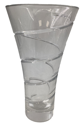 Tapered glass spiral pattern - spiral,