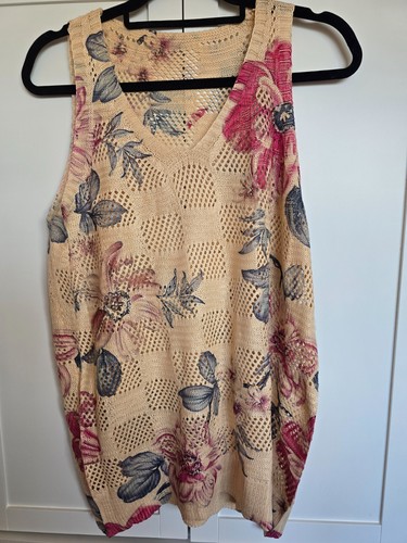 Crotchet floral tunic top - crotchet,