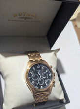 Rotary Chrono Rose Gold Gents Watch GB00109/04