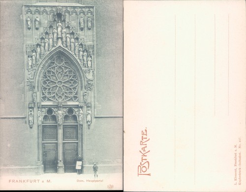 Dom hauptportal frankfurt - hauptportal,