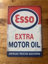 Esso Extra Motor Oil Sign In