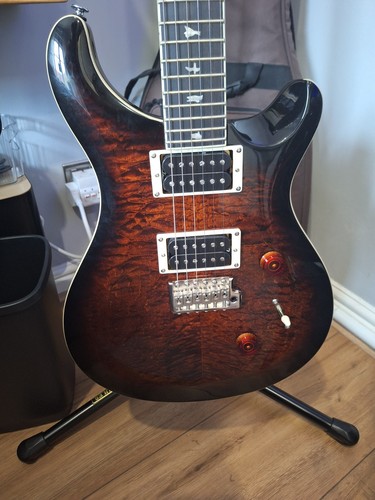 Prs custom quilt - 24, black