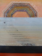 HYTHE RANGES Range Bow 2 by David Holt, March 1978 Original oil painting