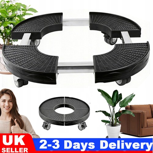 Plant caddy stand - stand, wheels