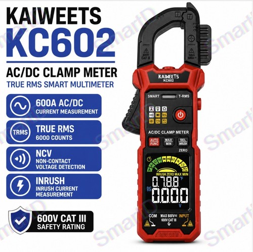 Kaiweets kc602 clamp - ac, dc