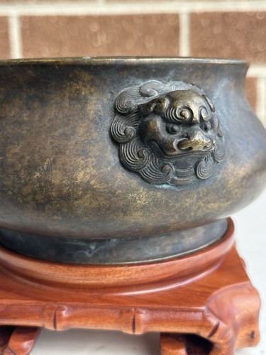 Chinese bronze carved - chinese,