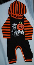 My 1st Halloween Outfit Infants  Halloween Pumpkin Aged 0 - 3 Months - Bodysuit
