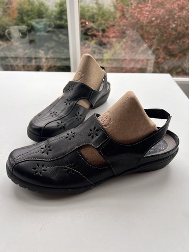 Fly flot black leather comfort - flot,