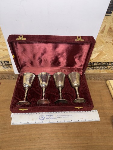 Vintage silver plated wine - vintage,
