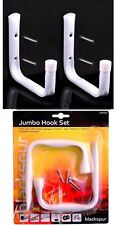 2 HANDY WALL JUMBO HOOKS SET
