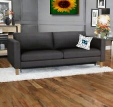 Genuine Ikea Karlstad Cover for 3-Seat Sofa-Bed - Sivik Dark Grey 901.187.26