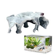 Aquarium Fish Tank Ornament Decor Landscape Ancient Hide Cave Resin