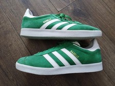 Men's Adidas OG Gazelle Green Casuals Terraces Size 8.5 UK