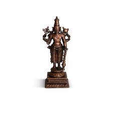 Handmade Copper Hindu God Lord
