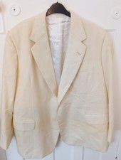 Mens Cream Lined Blazer 40"